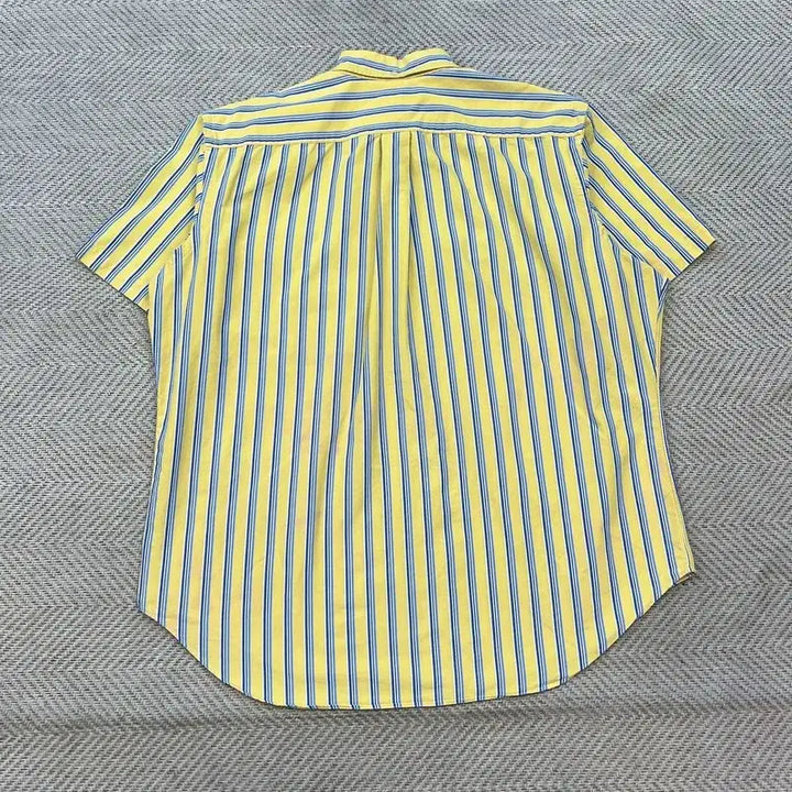 [BUNJANG] Polo Ralph Lauren Striped Half-Sleeve Shirt / 폴로랄프로렌 스트라이프 하프 셔츠 r3654