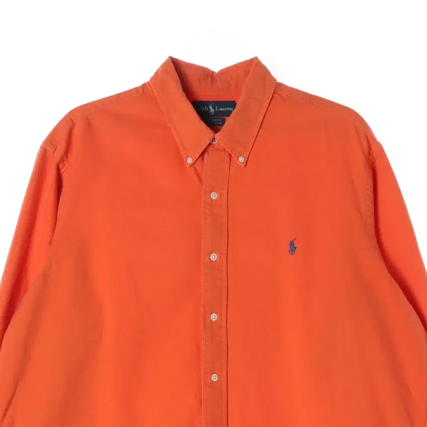 [BUNJANG] Polo Ralph Lauren Orange Cotton Shirt XXL / 폴로 랄프 로렌 셔츠 오렌지 XXL