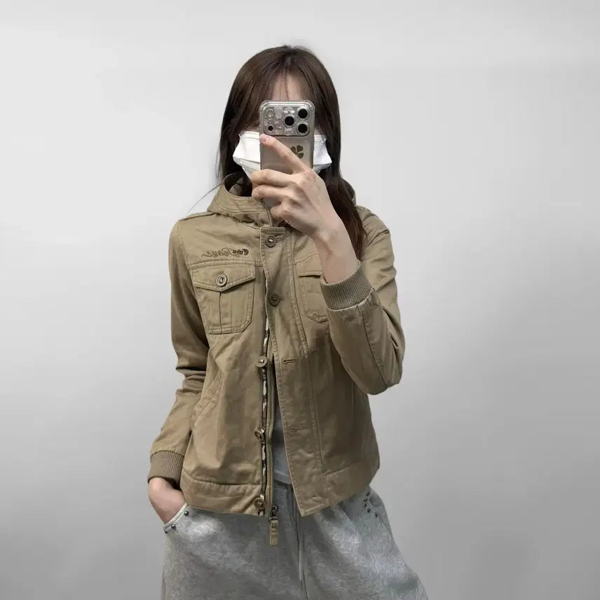 [BUNJANG] Fubu Brown Hooded Jacket / 후부 Fubu 후드 자켓 브라운