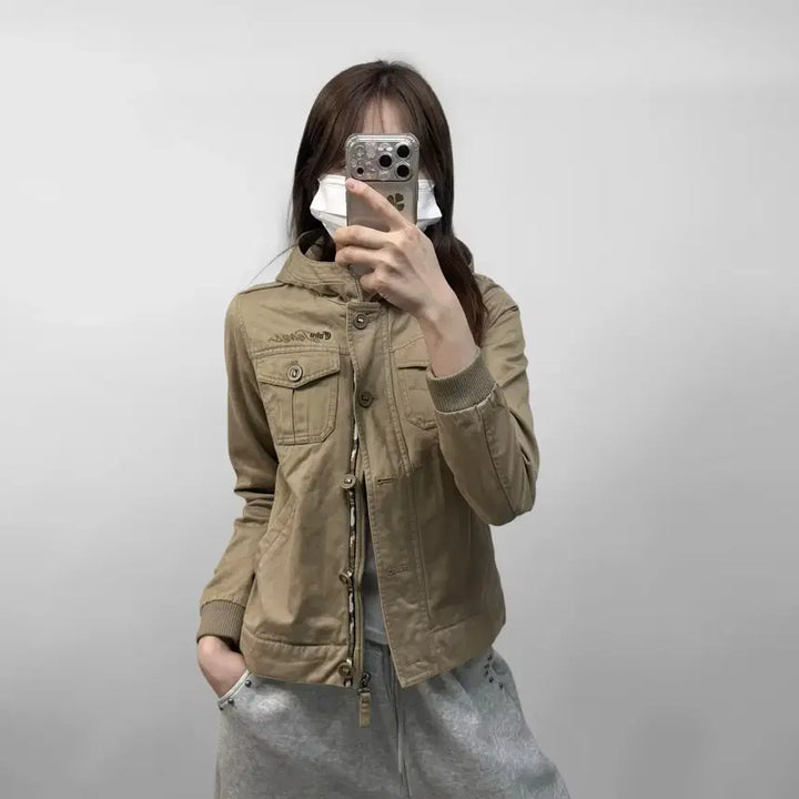 [BUNJANG] Fubu Brown Hooded Jacket / 후부 Fubu 후드 자켓 브라운