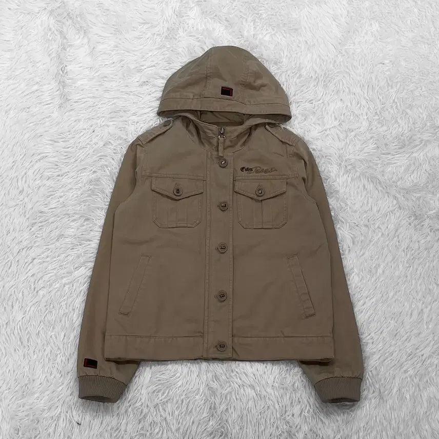 [BUNJANG] Fubu Brown Hooded Jacket / 후부 Fubu 후드 자켓 브라운