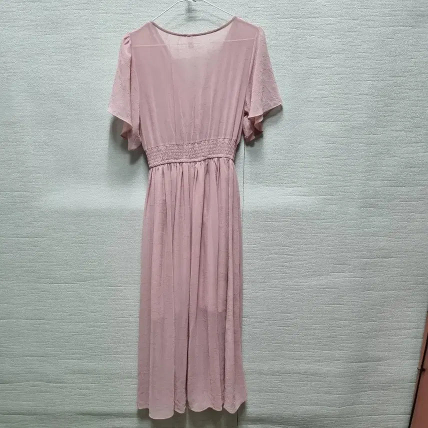 [BUNJANG] Chiffon Wrap Long Dress / 바458 쉬폰 랩 롱 원피스