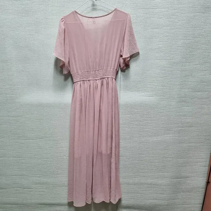 [BUNJANG] Chiffon Wrap Long Dress / 바458 쉬폰 랩 롱 원피스