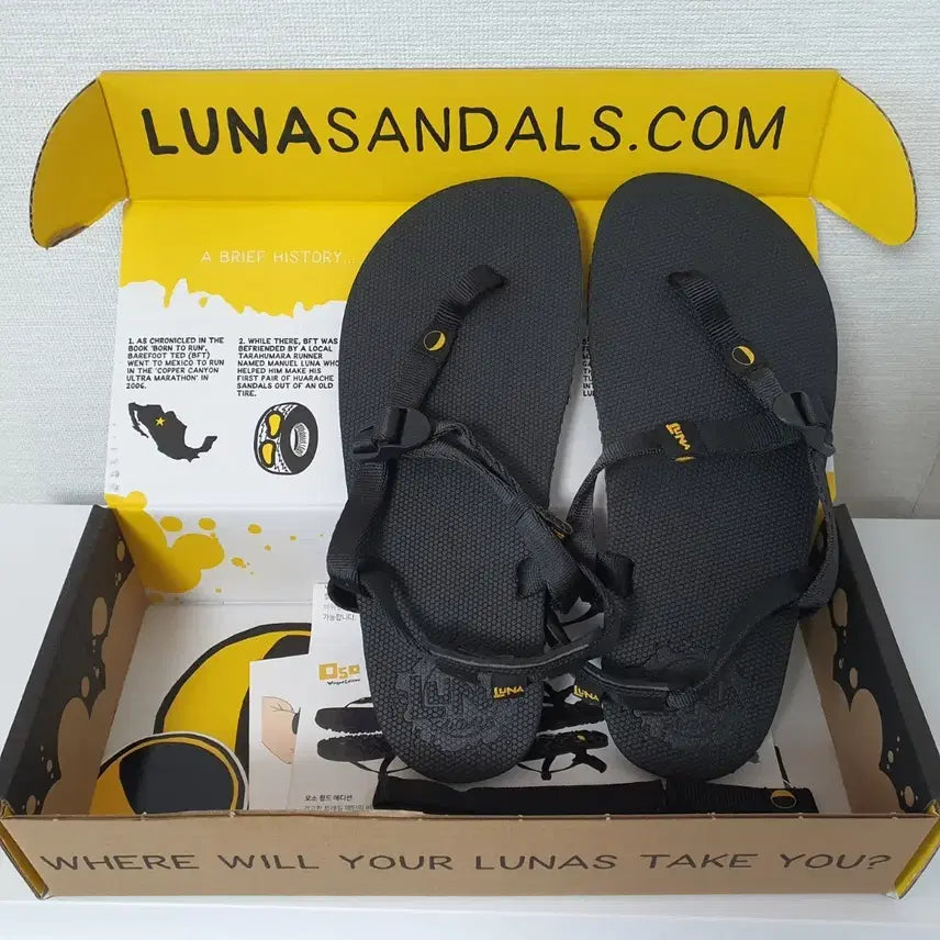 [BUNJANG] Luna Sandals Leadville Trail Black / 루나샌들 리드빌 트레일 블랙 270