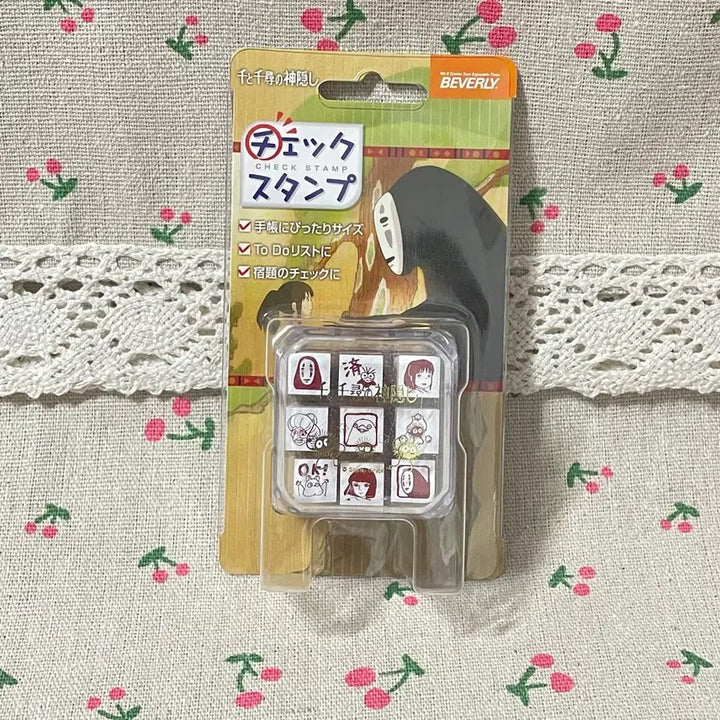 [BUNJANG] Spirited Away No-Face Ghibli Mini Stamp Set / 센과 치히로의 행방불명 가오나시 지브리 미니 스탬프세트