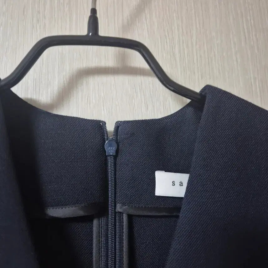 [BUNJANG] Sandro Navy V-Neck Dress Size 2 / (정품) 산드로 네이비 브이넥 원피스 2