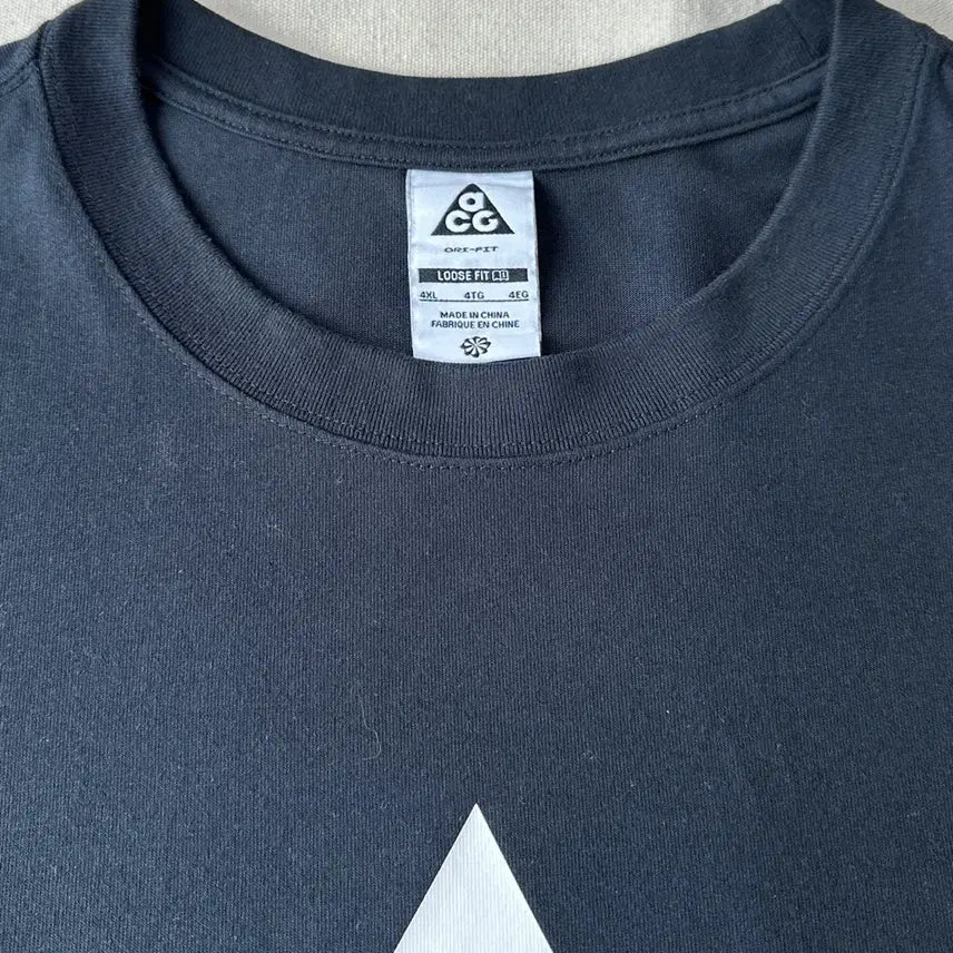 [SOLD OUT] 나이키 ACG 반팔 티셔츠 블랙 4XL
