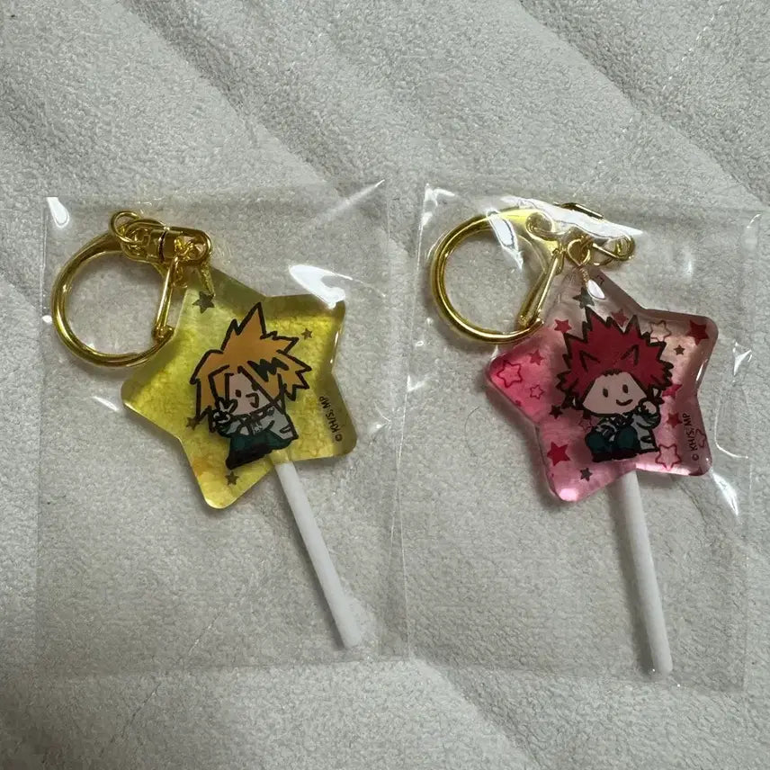 [BUNJANG] My Hero Academia Kaminarimon &amp; Kirishima Acrylic Keyring / 히로아카 캔디풍 아크릴 키링 (카미나리, 키리시마)