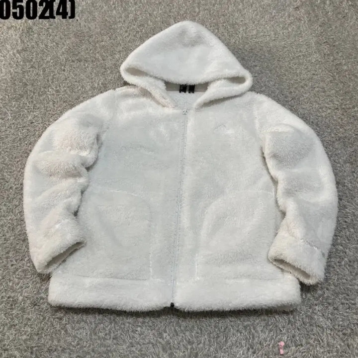 [BUNJANG] Adidas Fleece Zip-Up Hoodie - Size M / 아디다스 후드 뽀글이 집업 M | 0502