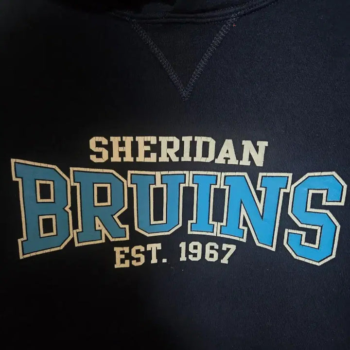 [BUNJANG] Russell Athletic Sheridan Bruins College Hoodie / 러셀 애슬레틱 Sheridan Bruins 컬리지 후드티 100~105