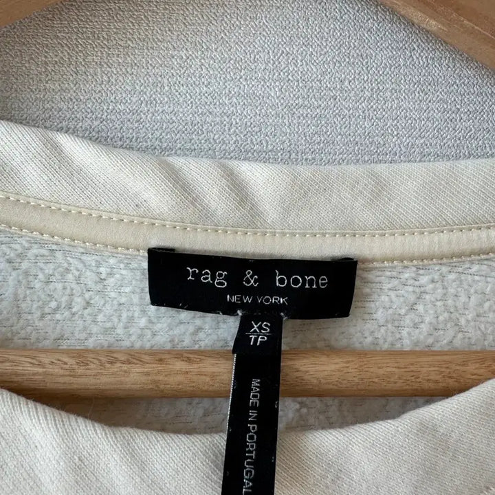 [BUNJANG] Rag &amp; Bone Terry Knit Sweater XS / (32만 구매) rag &amp; bone 랙앤본 화이트 태리소재 니트 xs 6