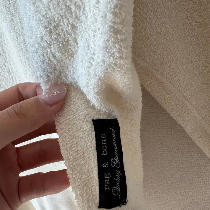 [BUNJANG] Rag &amp; Bone Terry Knit Sweater XS / (32만 구매) rag &amp; bone 랙앤본 화이트 태리소재 니트 xs 6