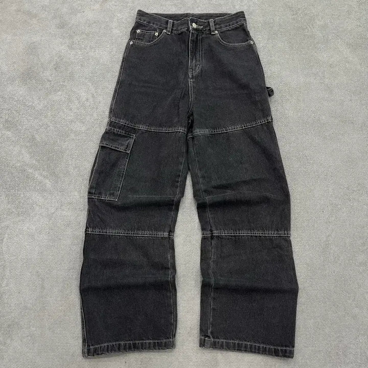 [BUNJANG] S Compagno Carpenter Cargo Wide Pants / S 꼼파뇨 카펜더 카고 와이드 팬츠