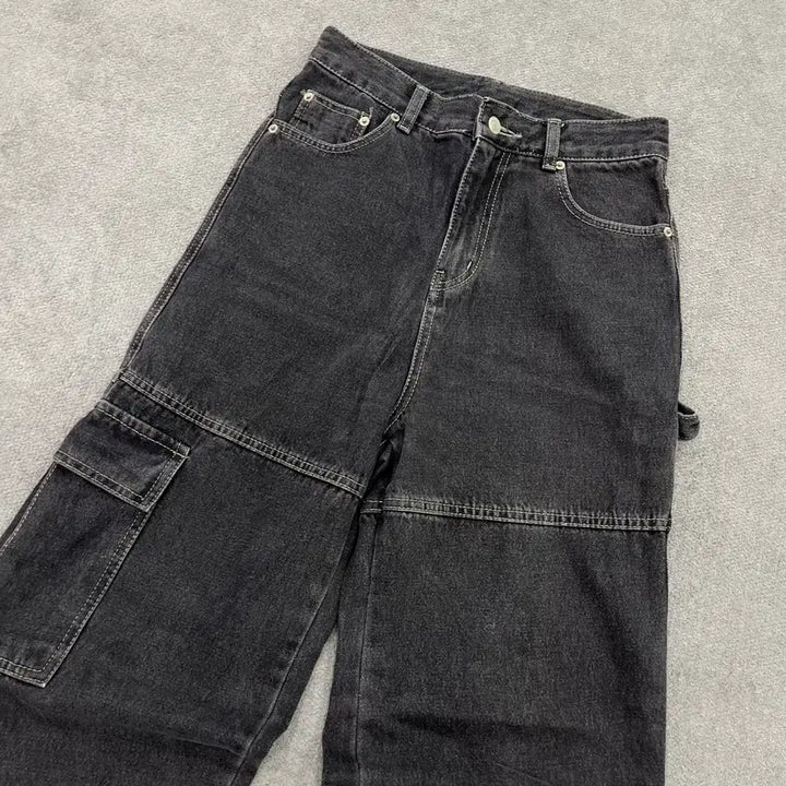 [BUNJANG] S Compagno Carpenter Cargo Wide Pants / S 꼼파뇨 카펜더 카고 와이드 팬츠