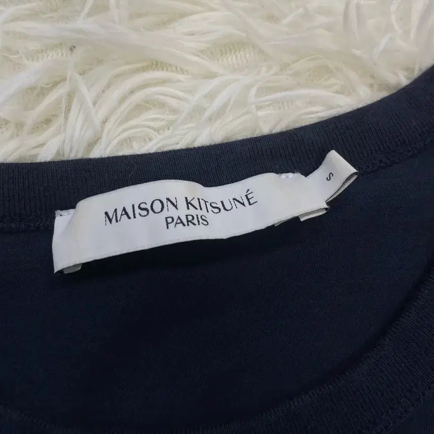 [BUNJANG] Maison Kitsuné All Right Fox Print T-Shirt Navy / 메종키츠네 올라잇 폭스 프린트 반팔티 네이비