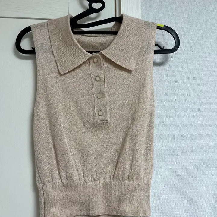 [BUNJANG] RERU Sleeveless Knit Polo Vest / 수입의류 러루 나시 니트 폴로 베스트