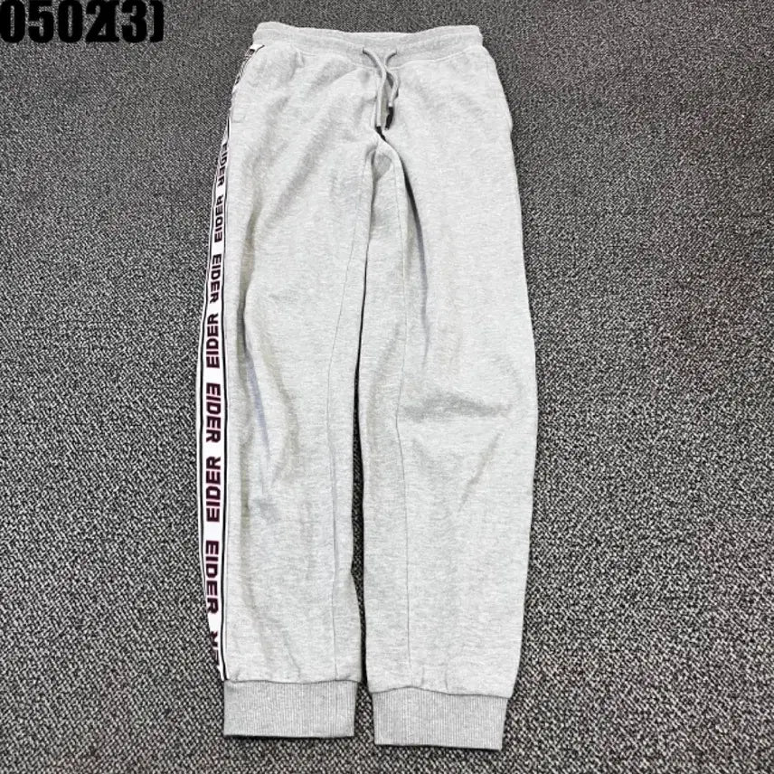 [BUNJANG] Eider Logo Training Pants Grey / 아이더 로고 트레이닝 바지 회색 0502