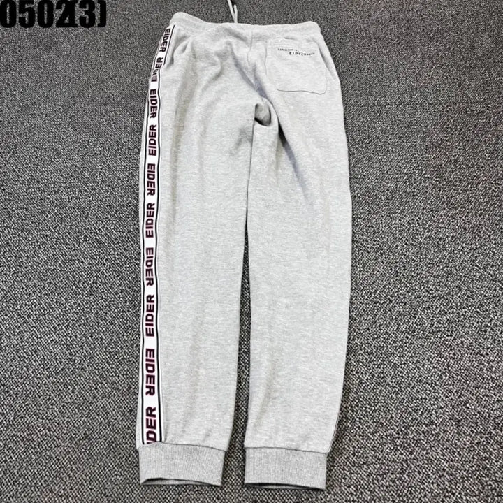 [BUNJANG] Eider Logo Training Pants Grey / 아이더 로고 트레이닝 바지 회색 0502