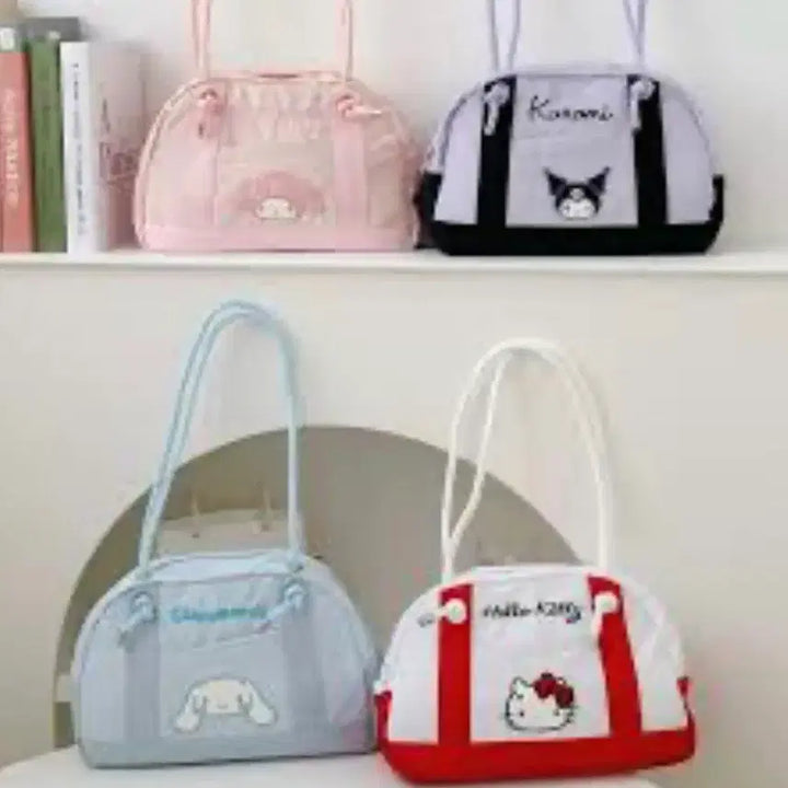 [BUNJANG] Sanrio Hello Kitty Boston Tote Bag Shoulder Bag / 산리오 헬로키티 보스턴 토트백 숄더백 가방