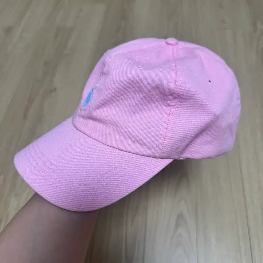 [BUNJANG] Polo Ralph Lauren Pink Cotton Baseball Cap / 폴로 핑크 볼캡