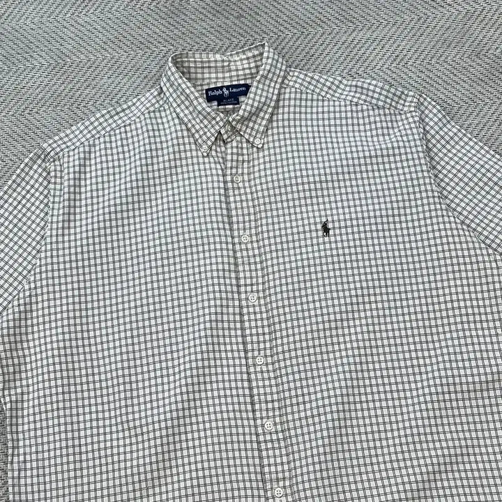 [BUNJANG] Polo Ralph Lauren Check Half Sleeve Shirt / 폴로랄프로렌 체크 하프 셔츠 r3655
