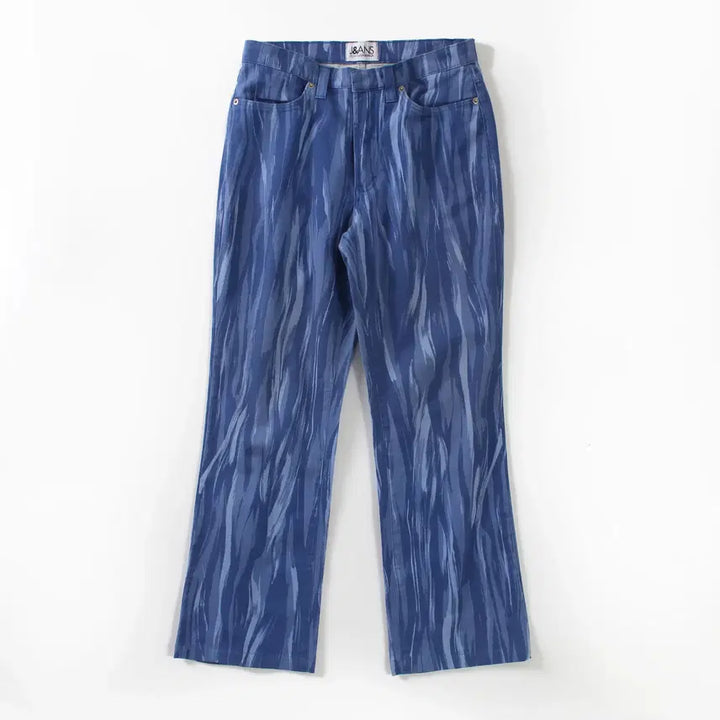 [BUNJANG] Dolce &amp; Gabbana Vintage Blue Pattern Denim Pants / 돌체앤가바나 DOLCE&amp;GABBANA 빈티지 블루 패턴 데님 팬츠
