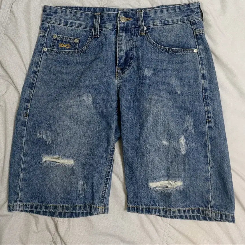 [BUNJANG] PLAGGIN Blue Denim Shorts (28-29 inch) / 남성플랙진 청반바지28~29인치
