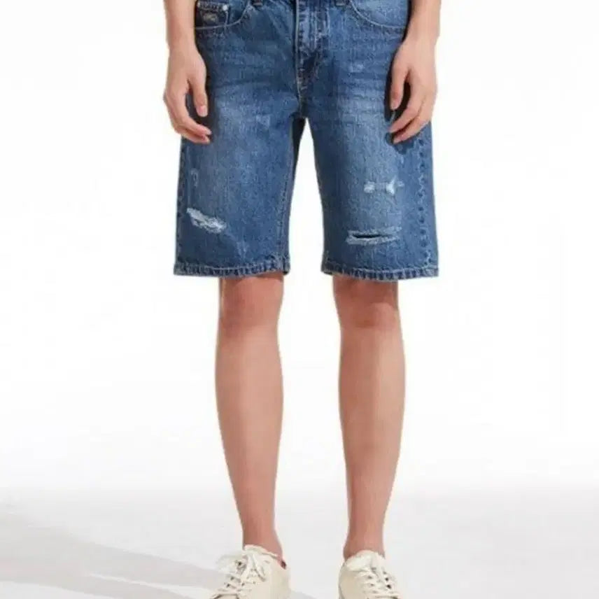 [BUNJANG] PLAGGIN Blue Denim Shorts (28-29 inch) / 남성플랙진 청반바지28~29인치