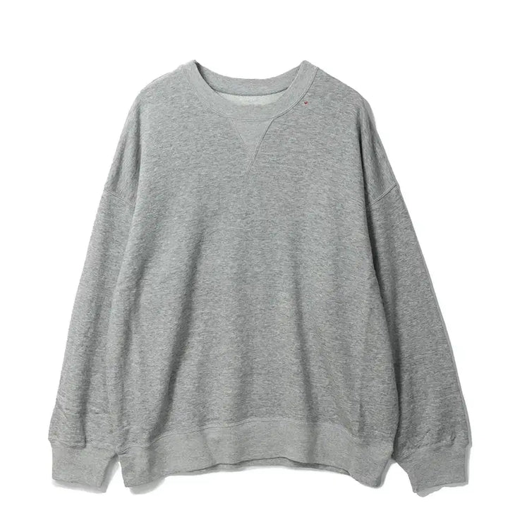 [BUNJANG] Porter Classic H/W Peace Cotton Crewneck Sweatshirt Gray XL / 포터클래식 크루넥 스웻 그레이 XL 사이즈
