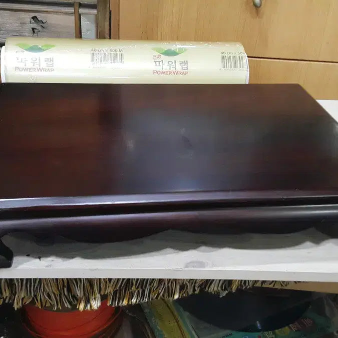 [BUNJANG] 1960s Walnut Color Wooden Stand or Tea Table / 1960 일본 월넛 색상의 좌대 혹은 차탁