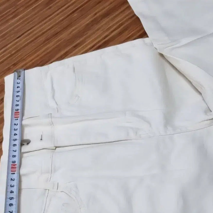 [BUNJANG] Syndrome High-Waisted Denim Pants Ivory / 새상품 아이보리 하이웨스트 데님 팬츠