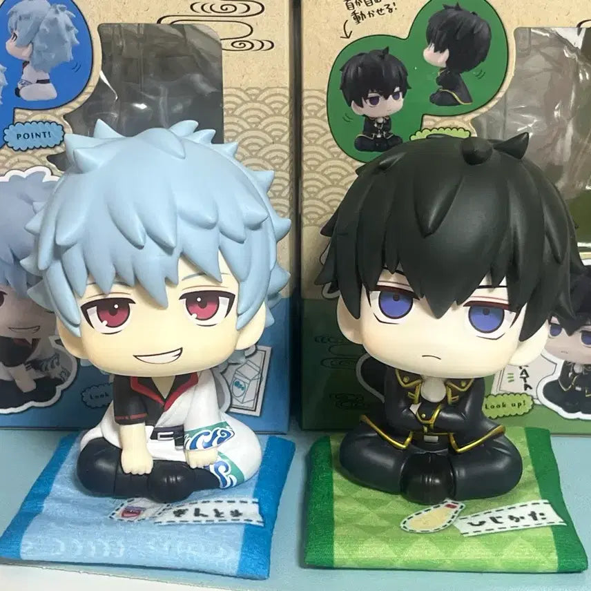[BUNJANG] Gintama Look Up Cushion Special Set Gintoki Hijikata Figures Bundle Set / 은혼 룩업 방석 특전 세트 긴토키 히지카타 피규어 일괄 양도