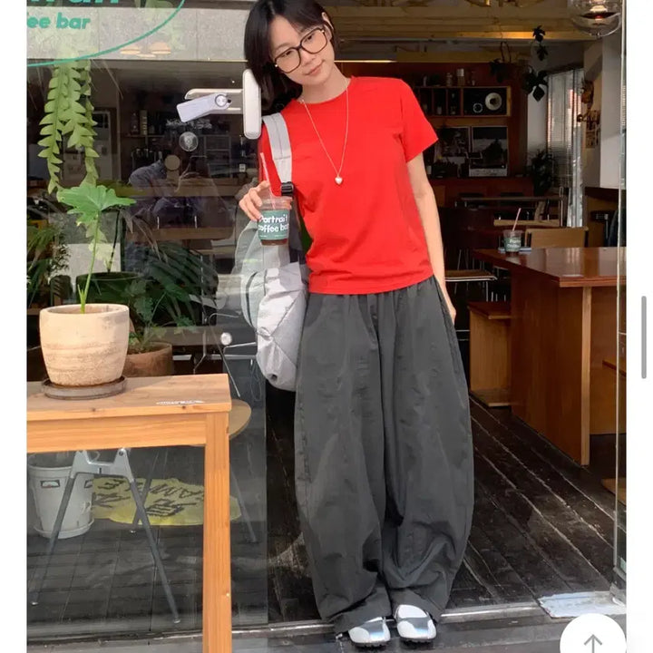 [BUNJANG] Daily Jew Mark Nylon String Pants Set / 데일리쥬 마크 나일론 스트링 팬츠 3개