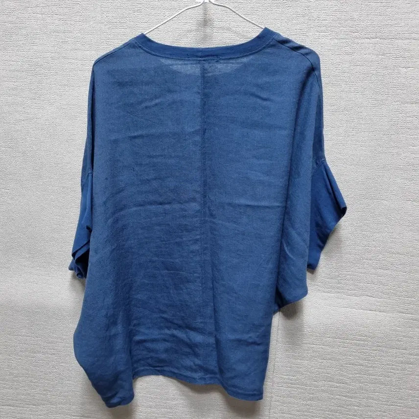[BUNJANG] Short Sleeve T-Shirt - Blue / 바463 반팔 티셔츠 블루