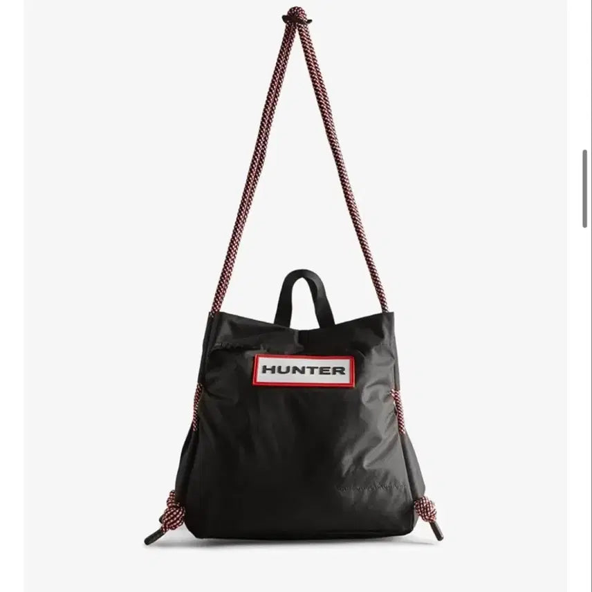 [BUNJANG] Hunter Black Ripstop 2-Way Bag / 헌터 블랙 립스탑 투웨이백