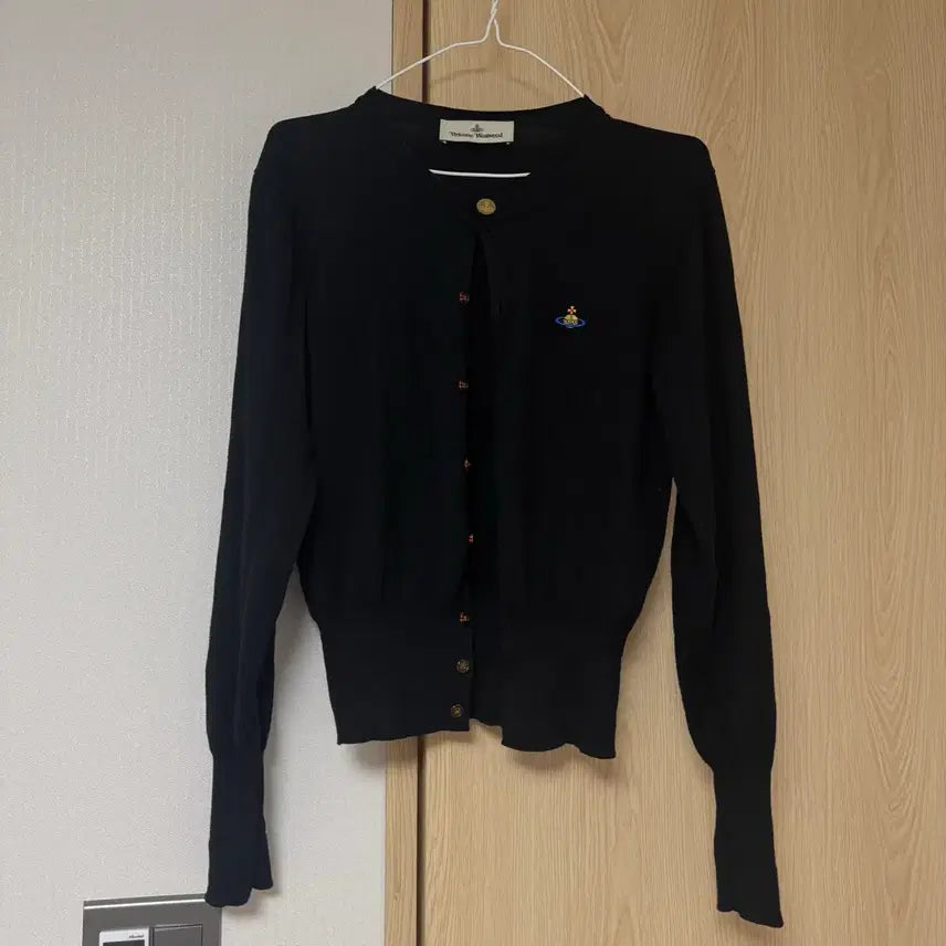 [BUNJANG] Vivienne Westwood Black Cardigan / 비비안웨스트우드 블랙 가디건