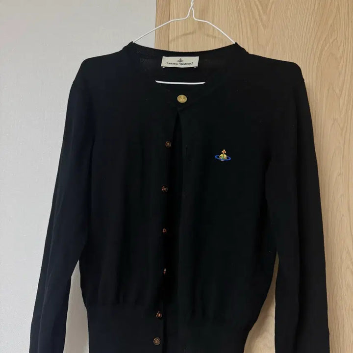 [BUNJANG] Vivienne Westwood Black Cardigan / 비비안웨스트우드 블랙 가디건