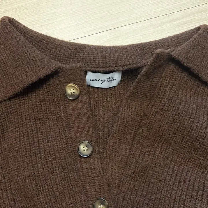 [BUNJANG] Conceptide Classic French Knit Cardigan M Size / 컨셉타이드 클래식 프렌치 니트 가디건 M size