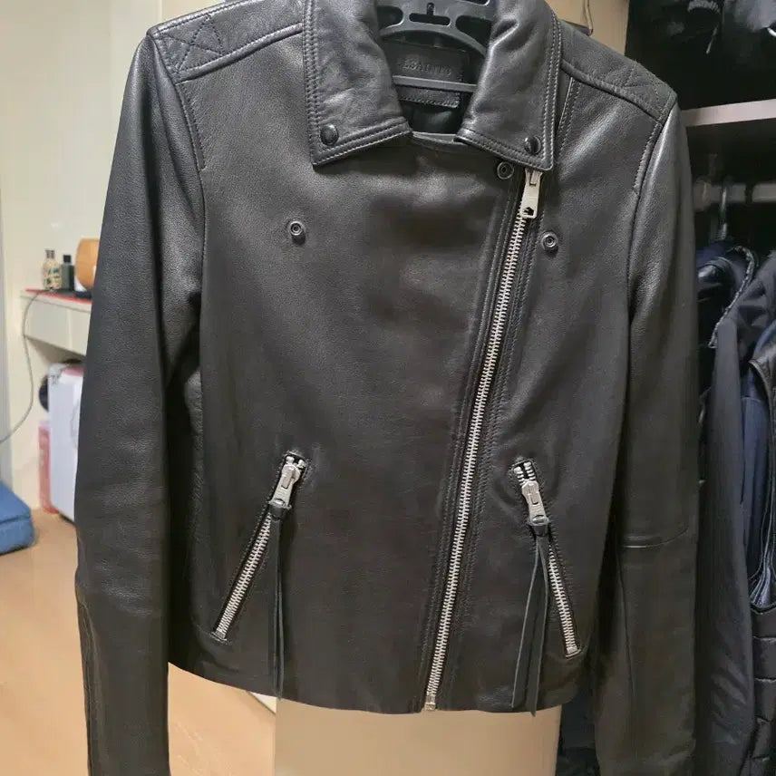 [BUNJANG] AllSaints Dalby Biker Leather Jacket / 올세인츠 달비 바이커 가죽 자켓 ALLSAINTS(새상품급)