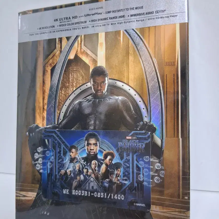 [BUNJANG] Black Panther 4K UHD Blu-ray 3D Limited Edition (Sealed) / (미개봉)블랙팬서 4K 울트라HD 블루레이 3D 한정판