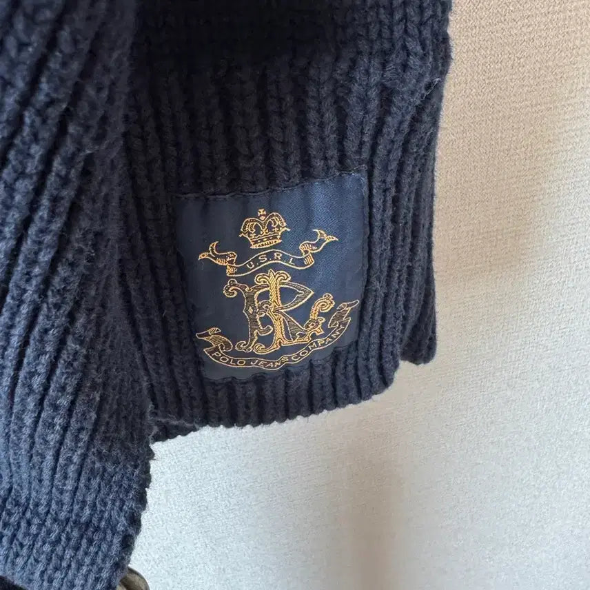 [BUNJANG] Polo Ralph Lauren Navy Belted Knit Vest S / (상태좋음) 폴로랄프로렌 네이비 벨티드 니트 조끼 S 66