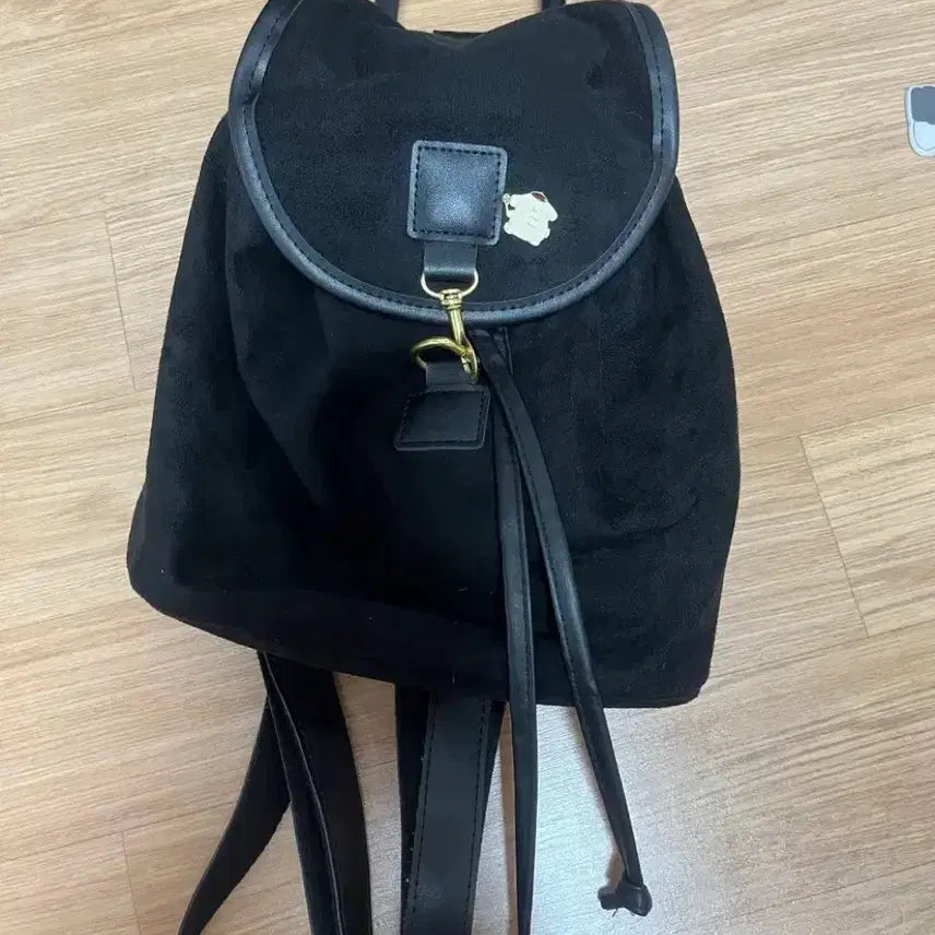 [BUNJANG] Mini Suede Hobo Backpack / 미니 스웨이드 보부상 백팩