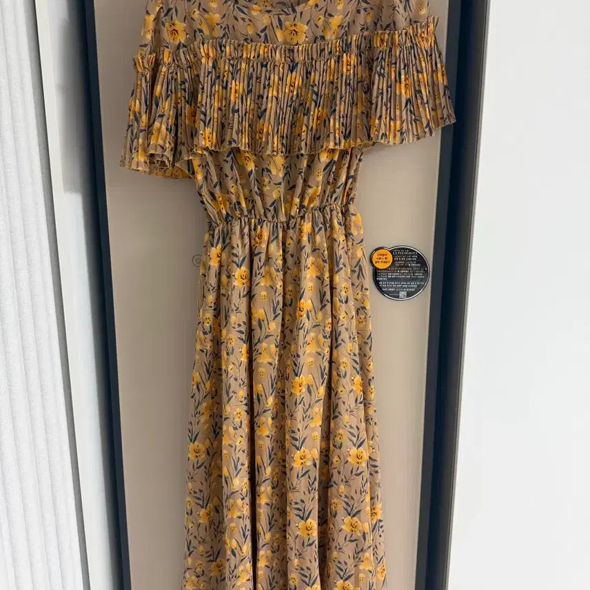 [BUNJANG] Floral Pattern Shirring Dress / 플라워 패턴 셔링 원피스