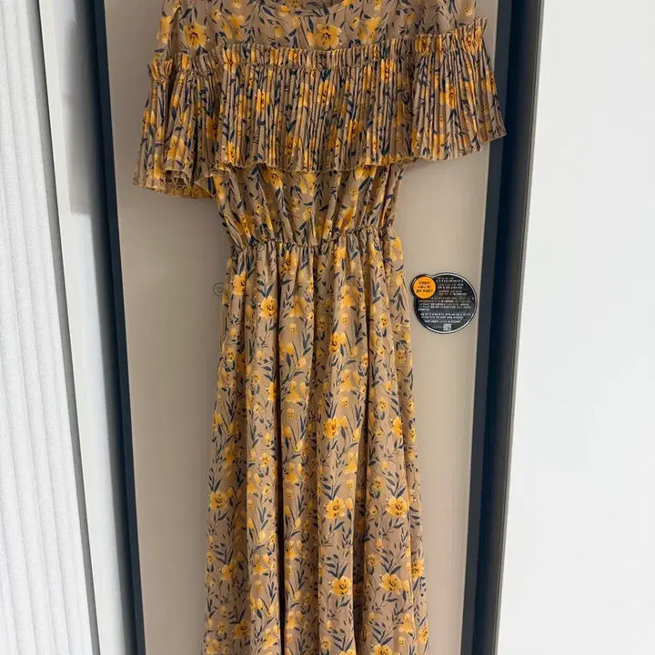 [BUNJANG] Floral Pattern Shirring Dress / 플라워 패턴 셔링 원피스