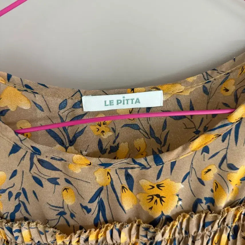 [BUNJANG] Floral Pattern Shirring Dress / 플라워 패턴 셔링 원피스