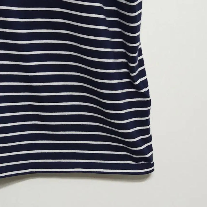 [BUNJANG] Polo Ralph Lauren Striped Short Sleeve T-Shirt Navy / 55~66 폴로 랄프로렌 스트라이프 반팔 티셔츠 네이비 (여성 추천)