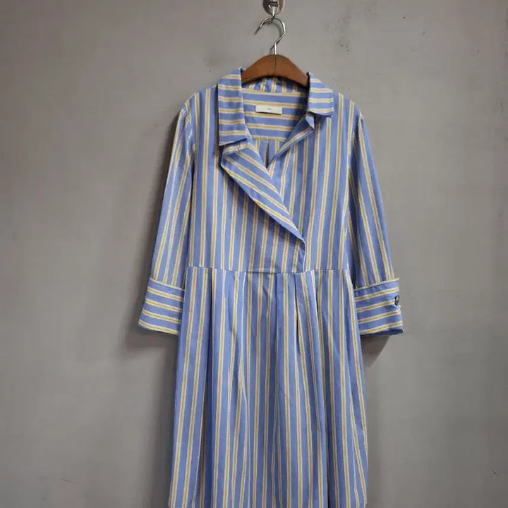 [BUNJANG] DEWL Stripe Shirt Dress / 듀엘 스트라이프 원피스 55