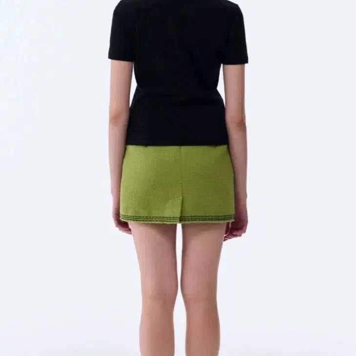 [BUNJANG] Recto Green Mini Skirt / 렉토recto 그린 미니 스커트