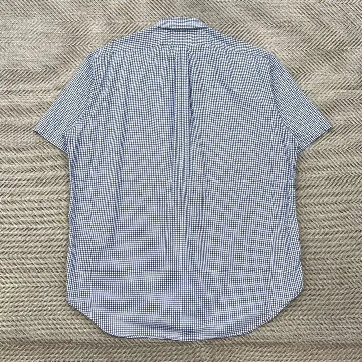 [BUNJANG] Polo Ralph Lauren Check Half Shirt / 폴로랄프로렌 체크 하프 셔츠 r3656