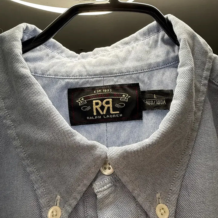 [BUNJANG] RRL Oxford Shirt Light Blue Slim Fit / rrl 옥스포드 셔츠 L